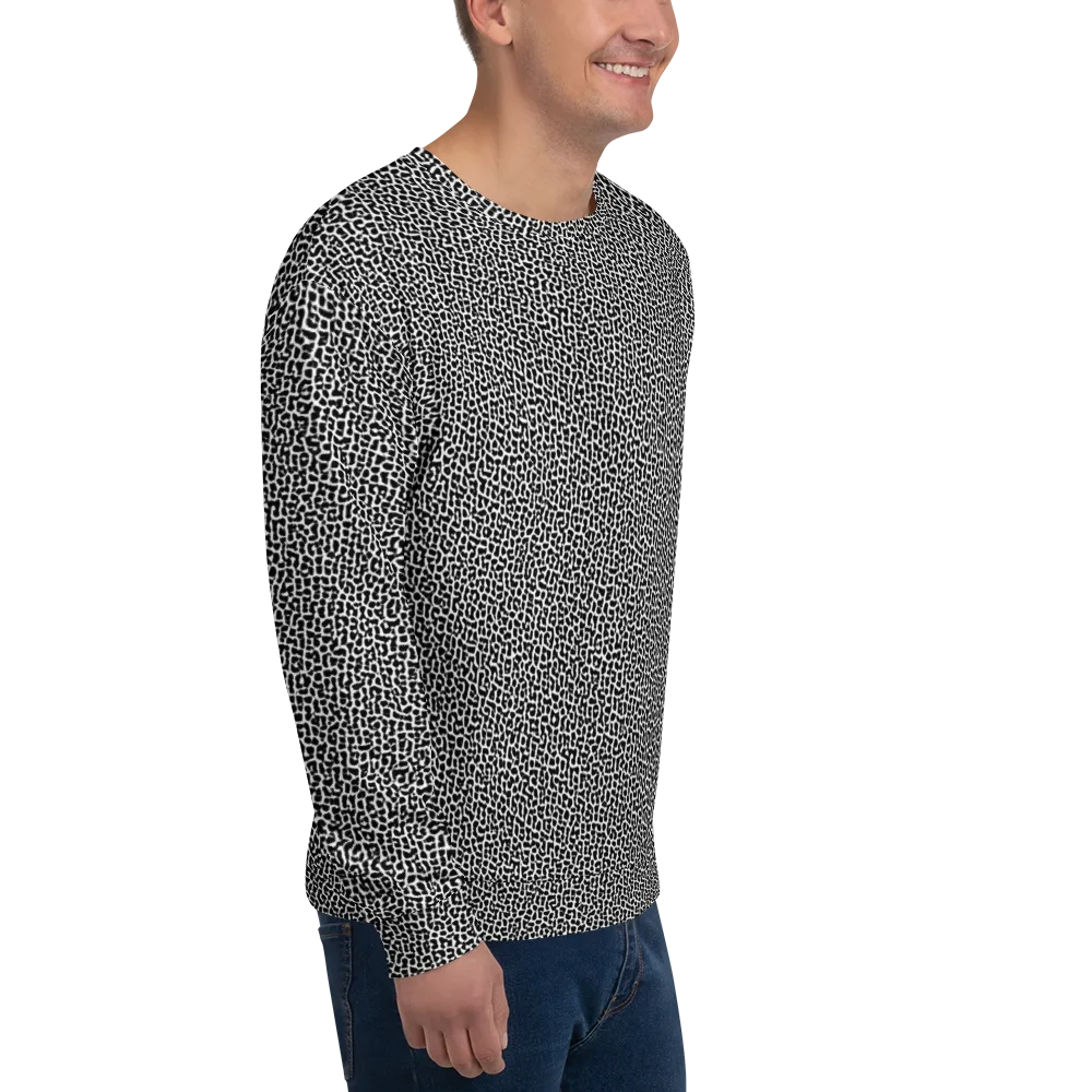 Ink Mosaic on Sweatshirt — Right Front