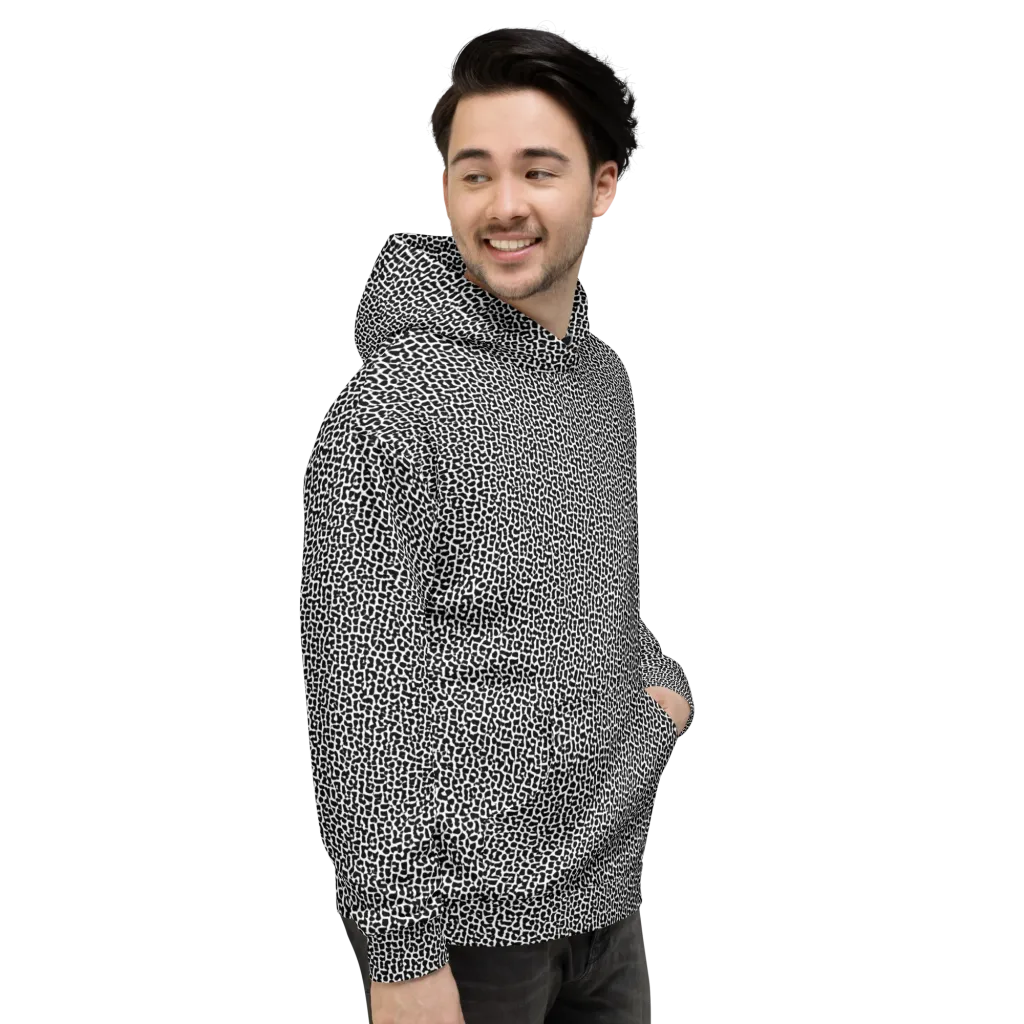 Ink Mosaic on Hoodie — Right