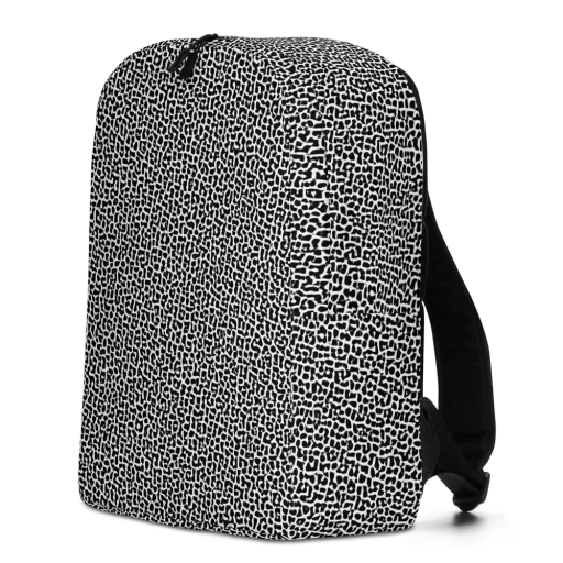 Ink Mosaic on a Minimalist Backpack