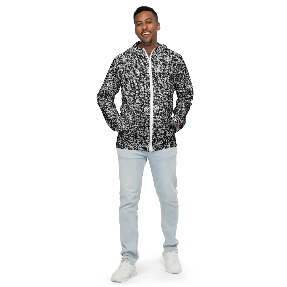 Ink Mosaic on Men's Windbreaker — Front