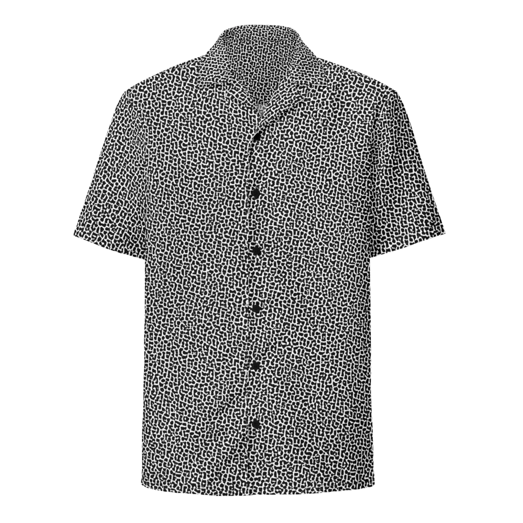 Ink Mosaic on Button Shirt — Front