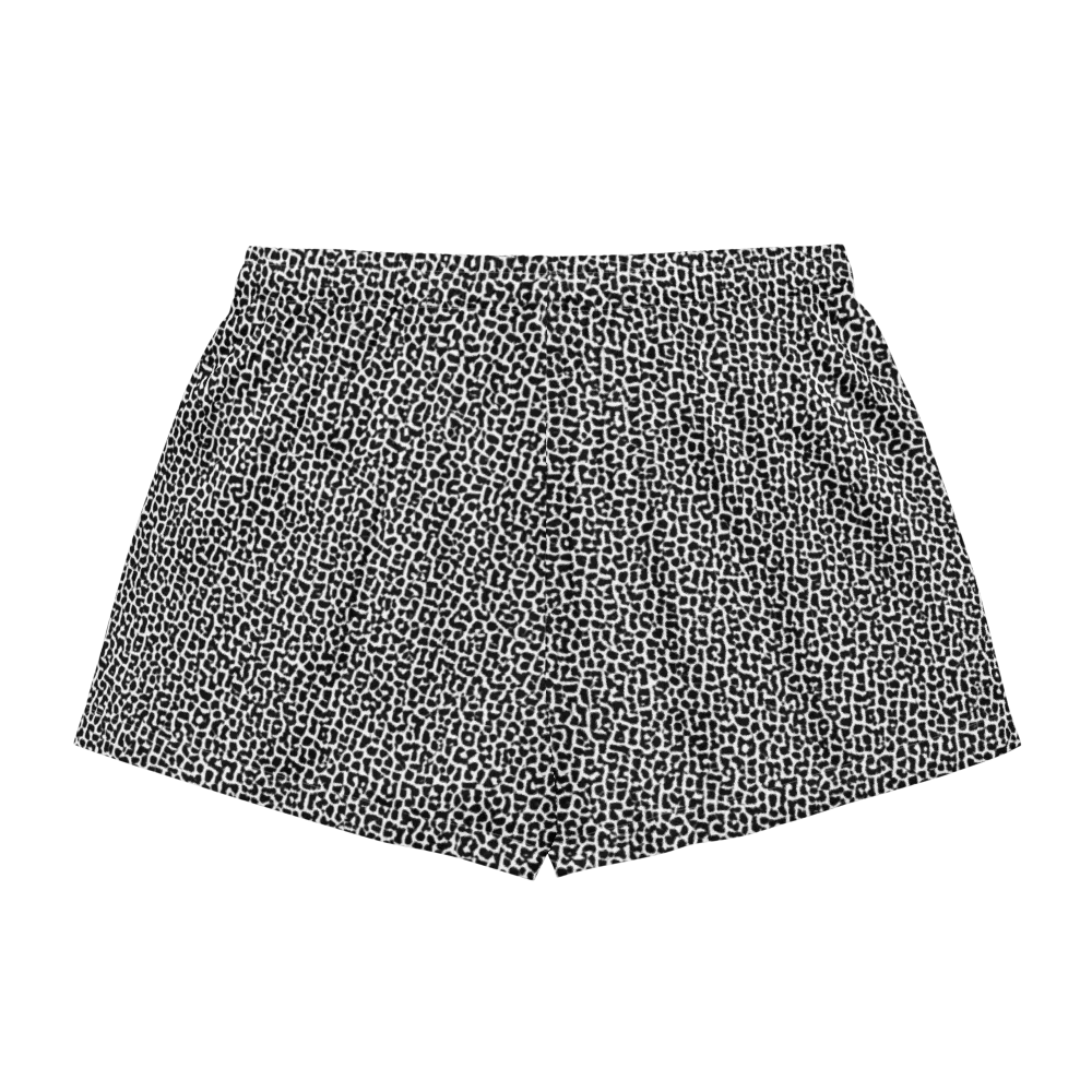 Ink Mosaic on Women's Pajama Shorts — Back