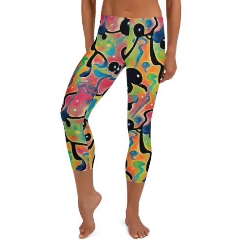 Midday Mirage on a Capri Leggings