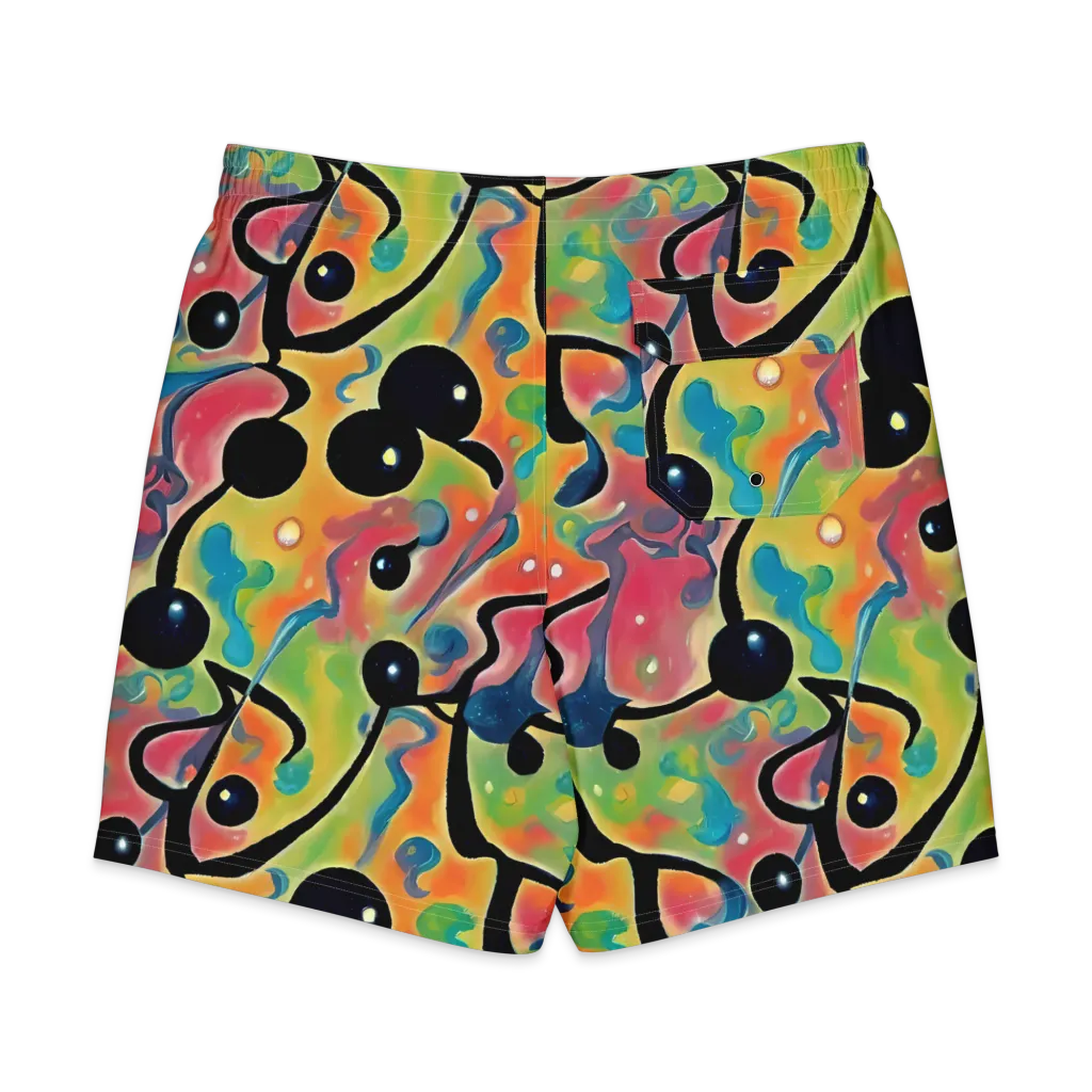 Midday Mirage on Men's Board Shorts — Back