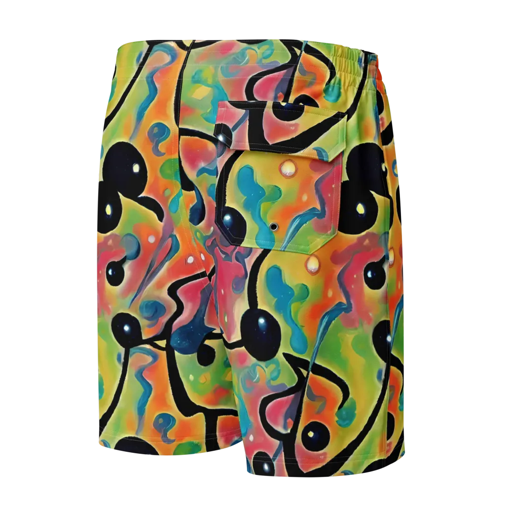 Midday Mirage on Men's Board Shorts — Back