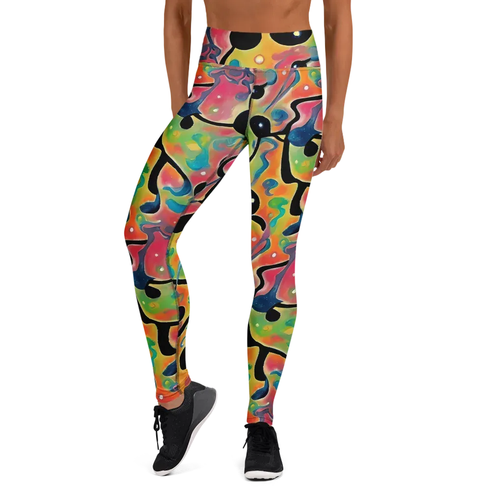 Midday Mirage on Yoga Leggings — Front