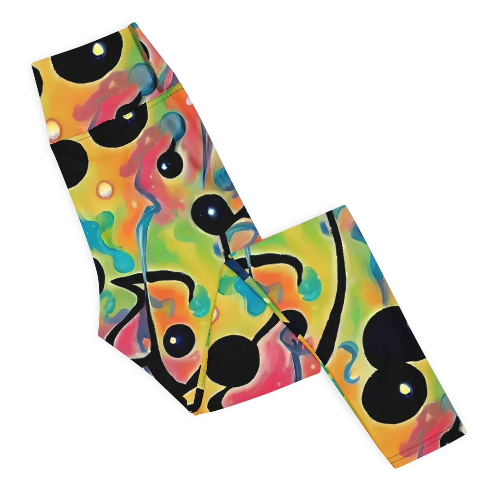Midday Mirage on Yoga Leggings — Right