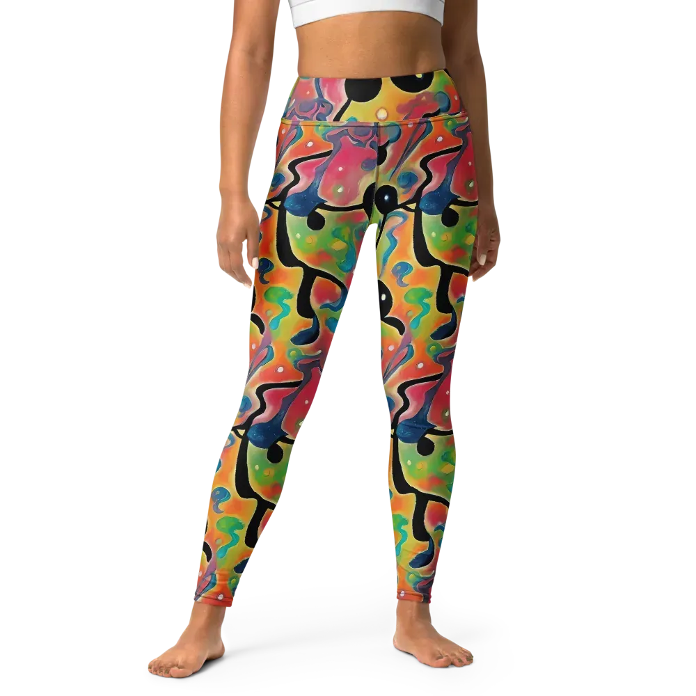 Midday Mirage on Yoga Leggings — Front