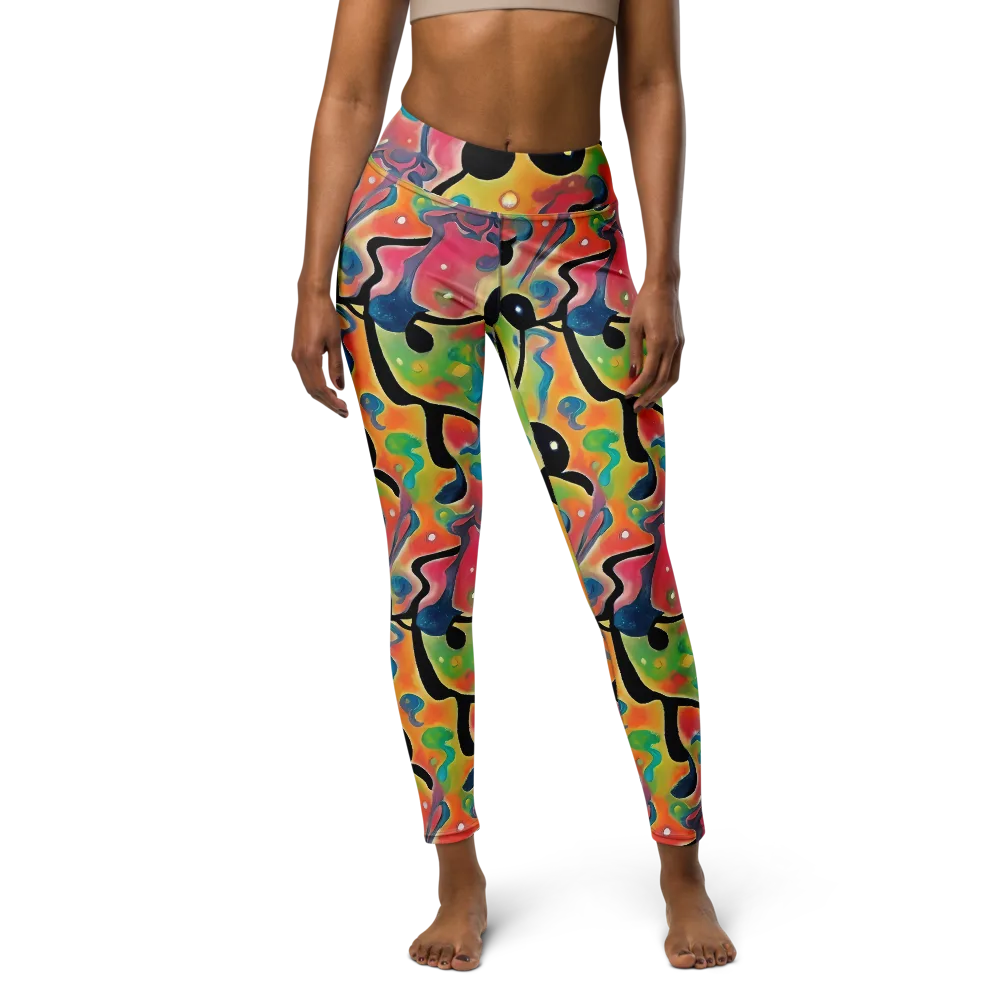 Midday Mirage on Yoga Leggings — Front