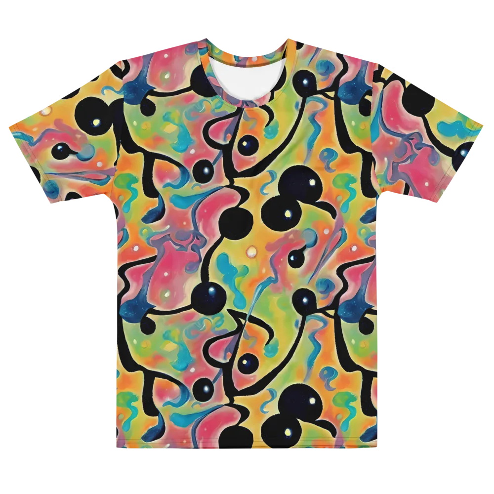 Midday Mirage on Men's Cotton Crew Neck T-Shirt — Front