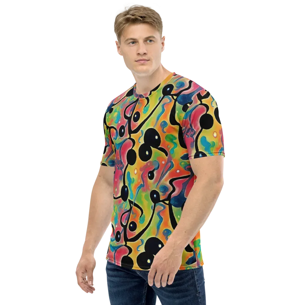 Midday Mirage on Men's Crew Neck T-Shirt — Left