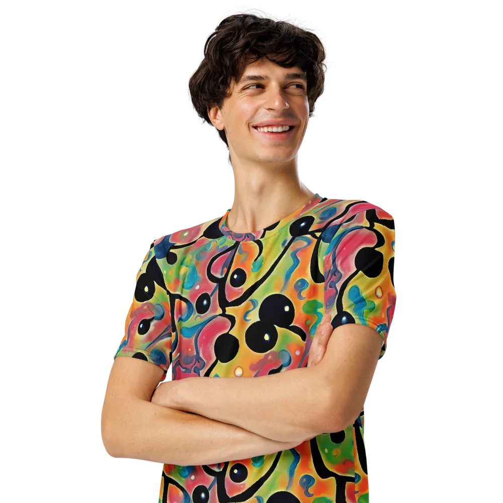 Midday Mirage on Men's Crew Neck T-Shirt — Left Front