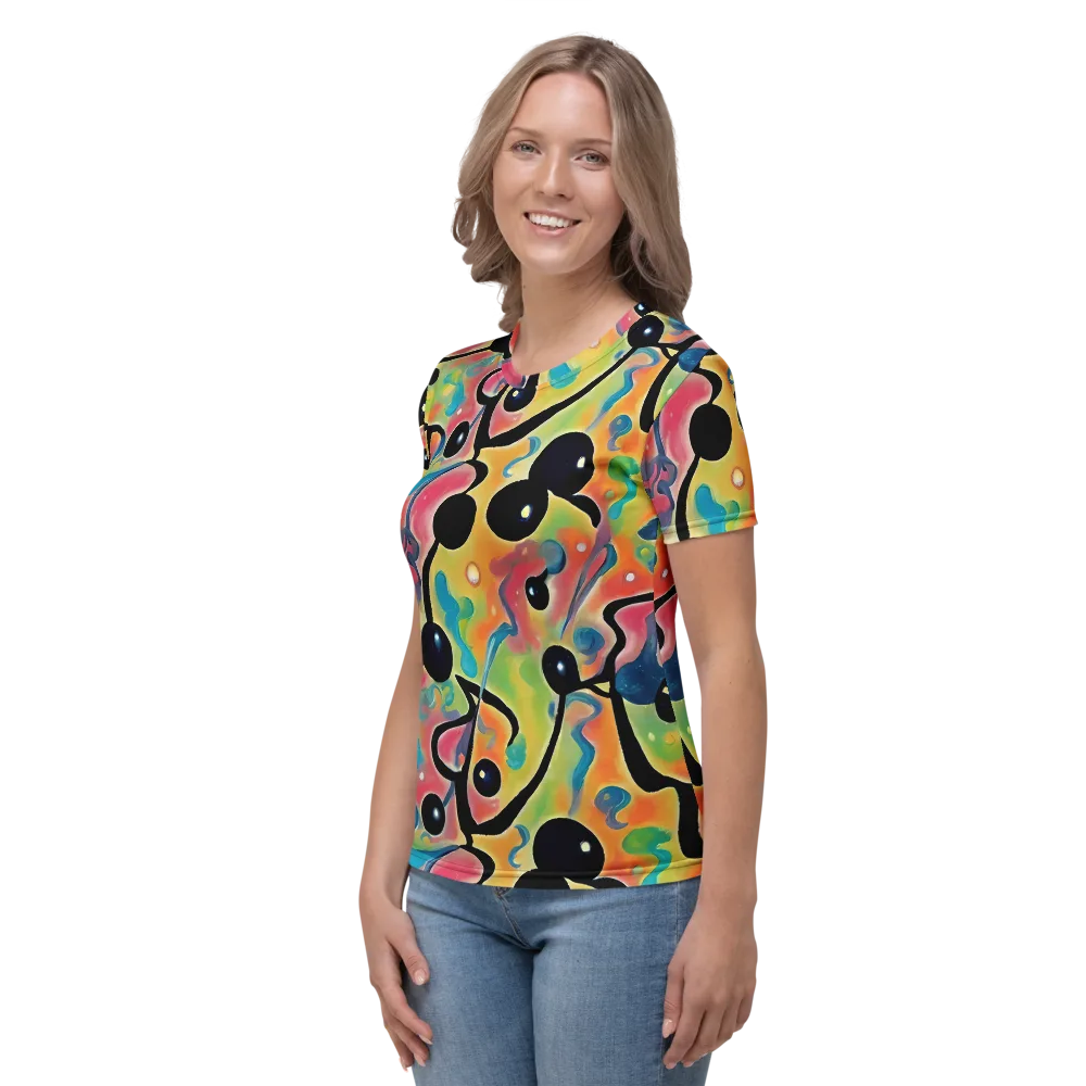 Midday Mirage on Women's Crew Neck T-Shirt — Left