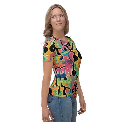 Midday Mirage on a Women's Crew Neck T-Shirt