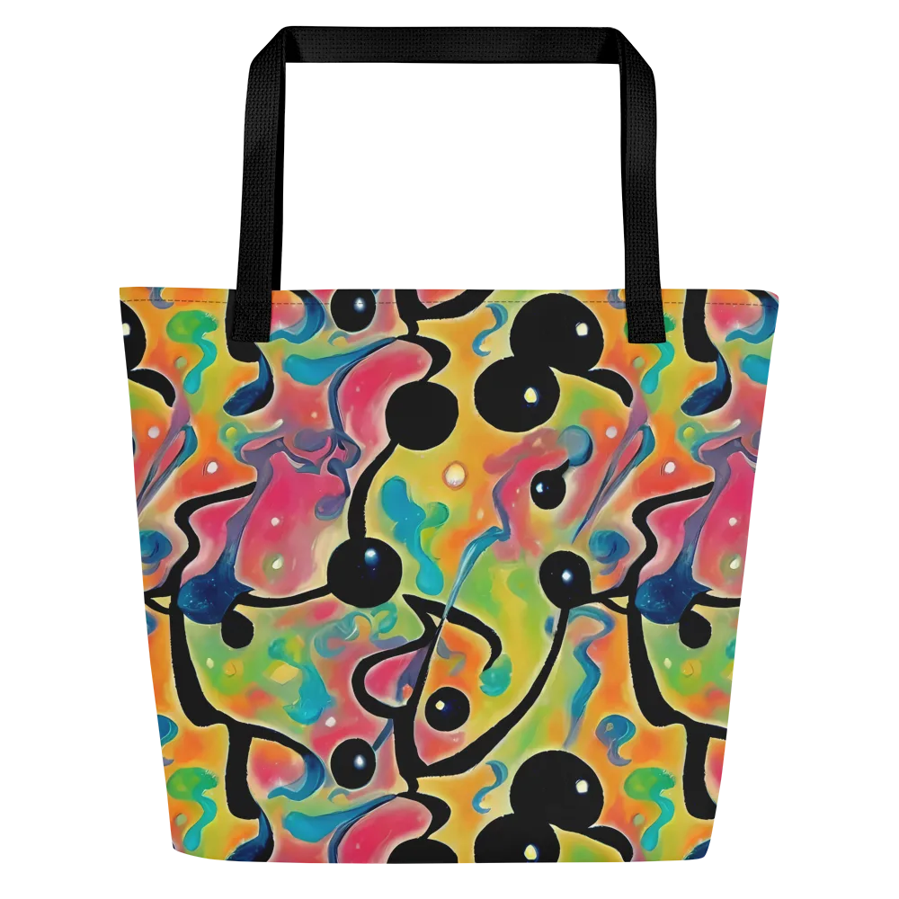 Midday Mirage on Large Tote Bag W/ Pocket — Front
