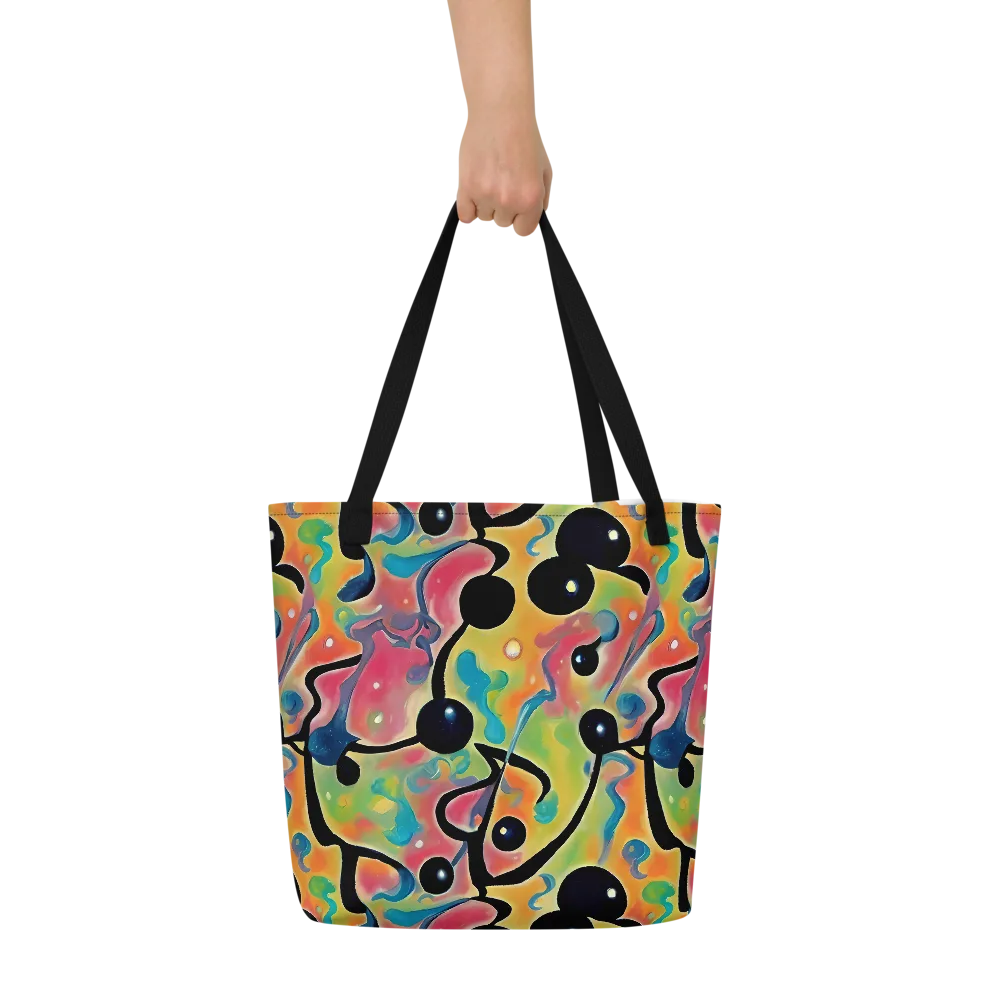 Midday Mirage on Large Tote Bag W/ Pocket — Front
