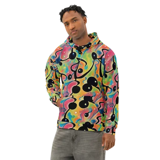 Midday Mirage on a Cotton Hoodie