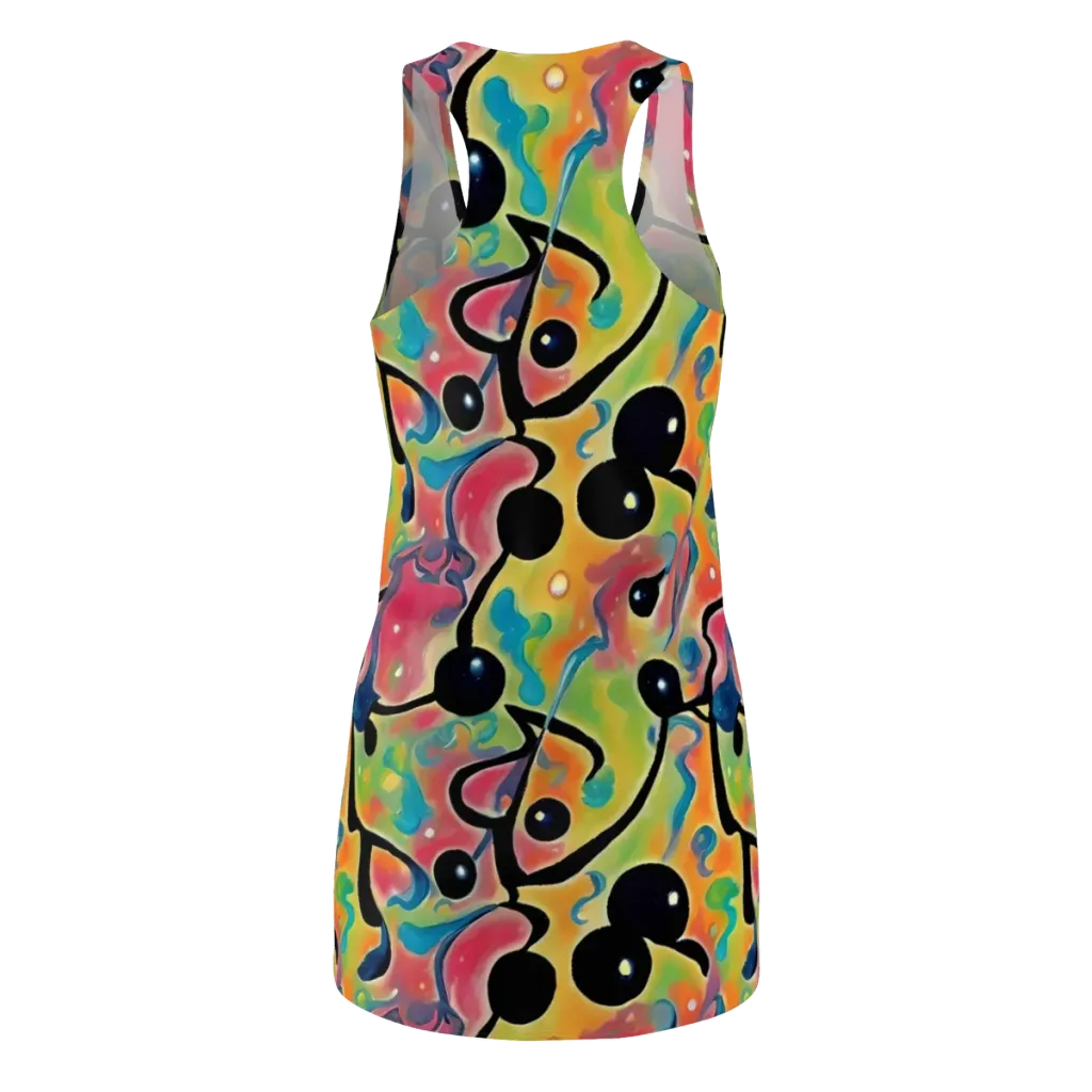 Midday Mirage on Racerback Dress — Back