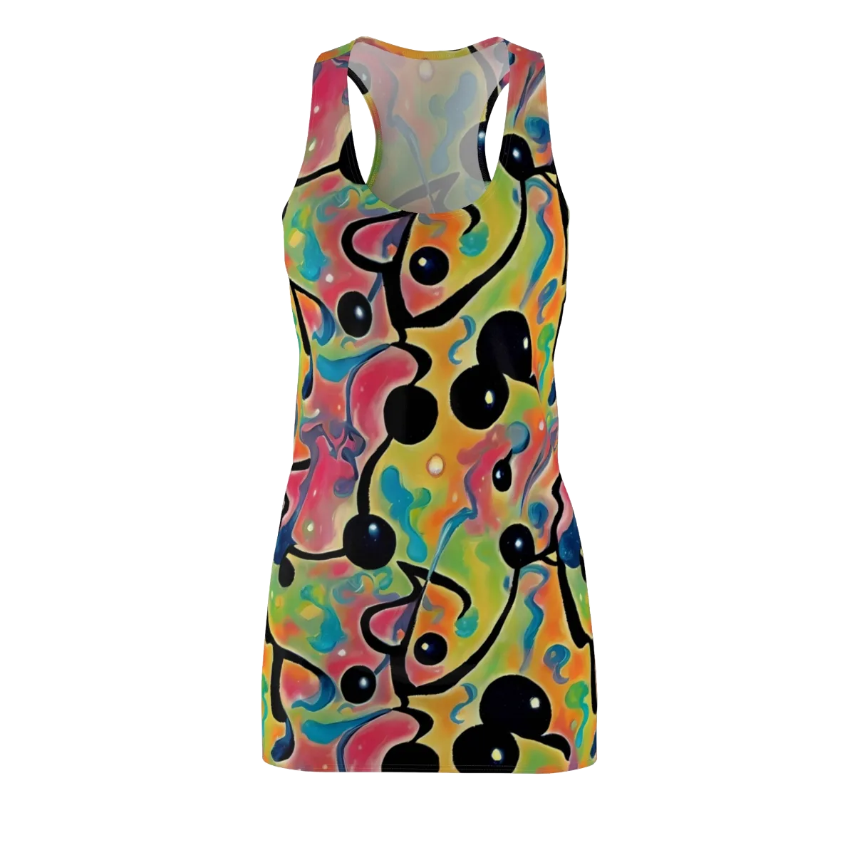 Midday Mirage on Racerback Dress — Front