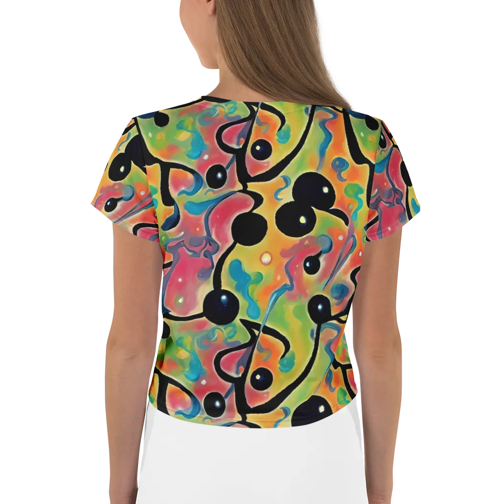 Midday Mirage on Crop Tee — Back