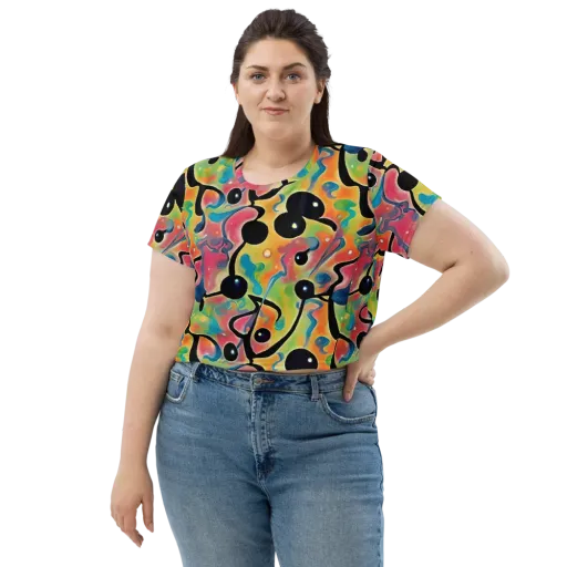 Midday Mirage on a Crop Tee