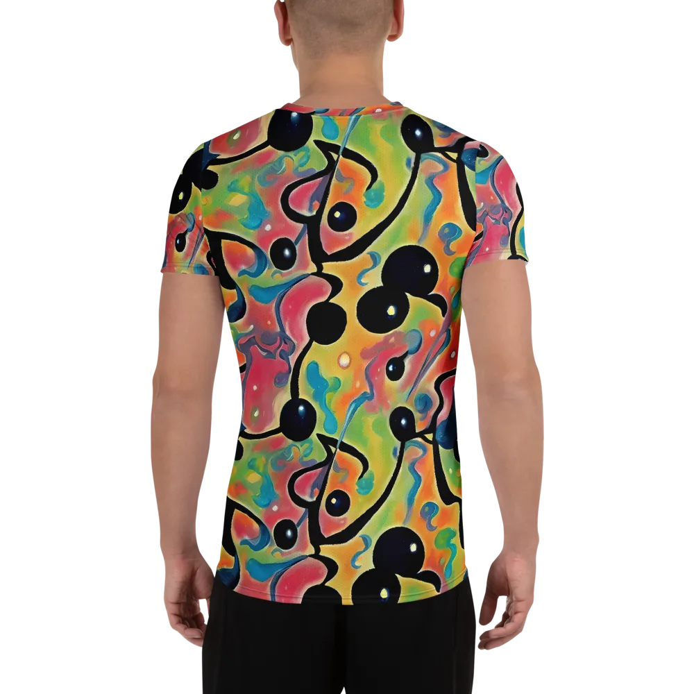 Midday Mirage on Men's Athletic T-Shirt — Back