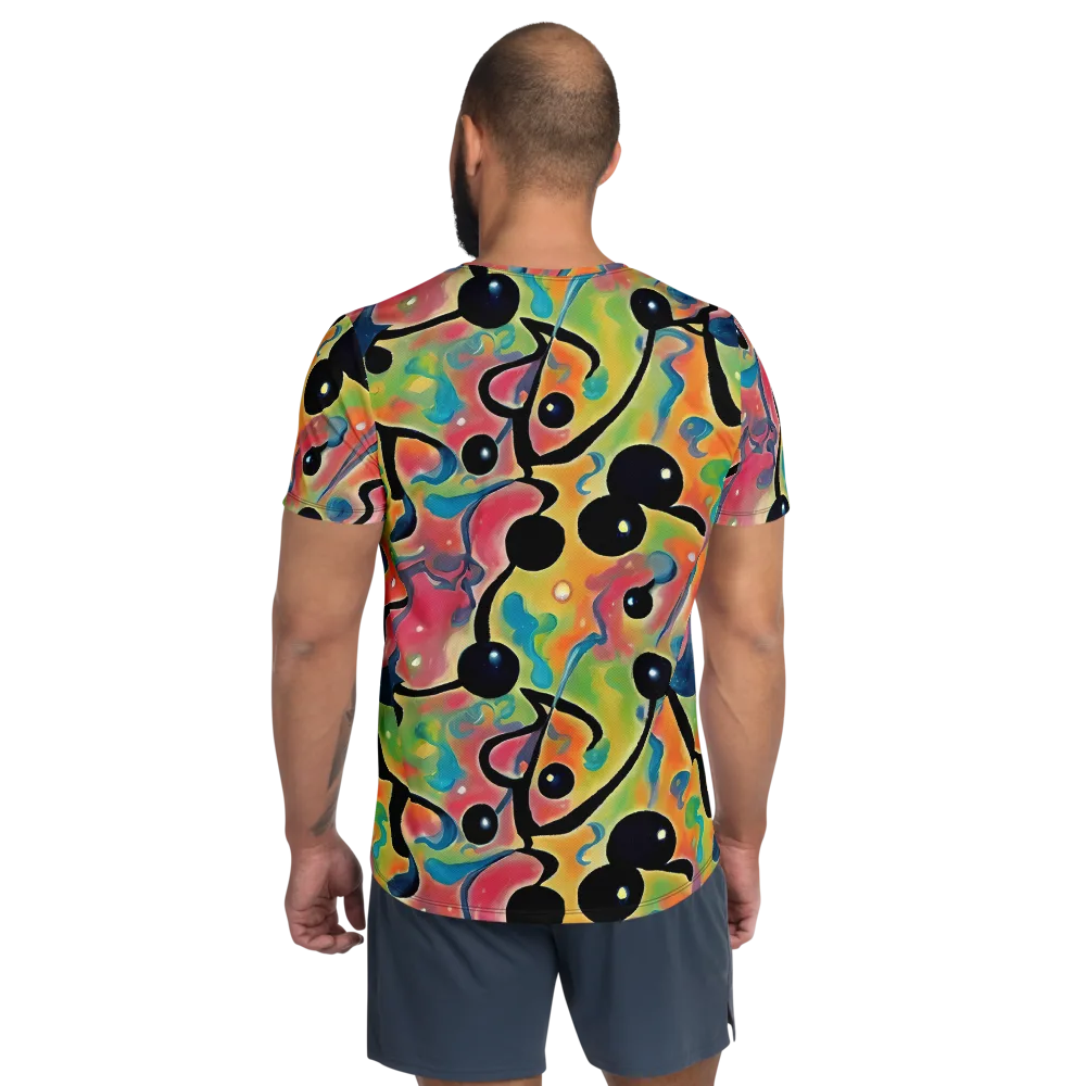 Midday Mirage on Men's Athletic T-Shirt — Back