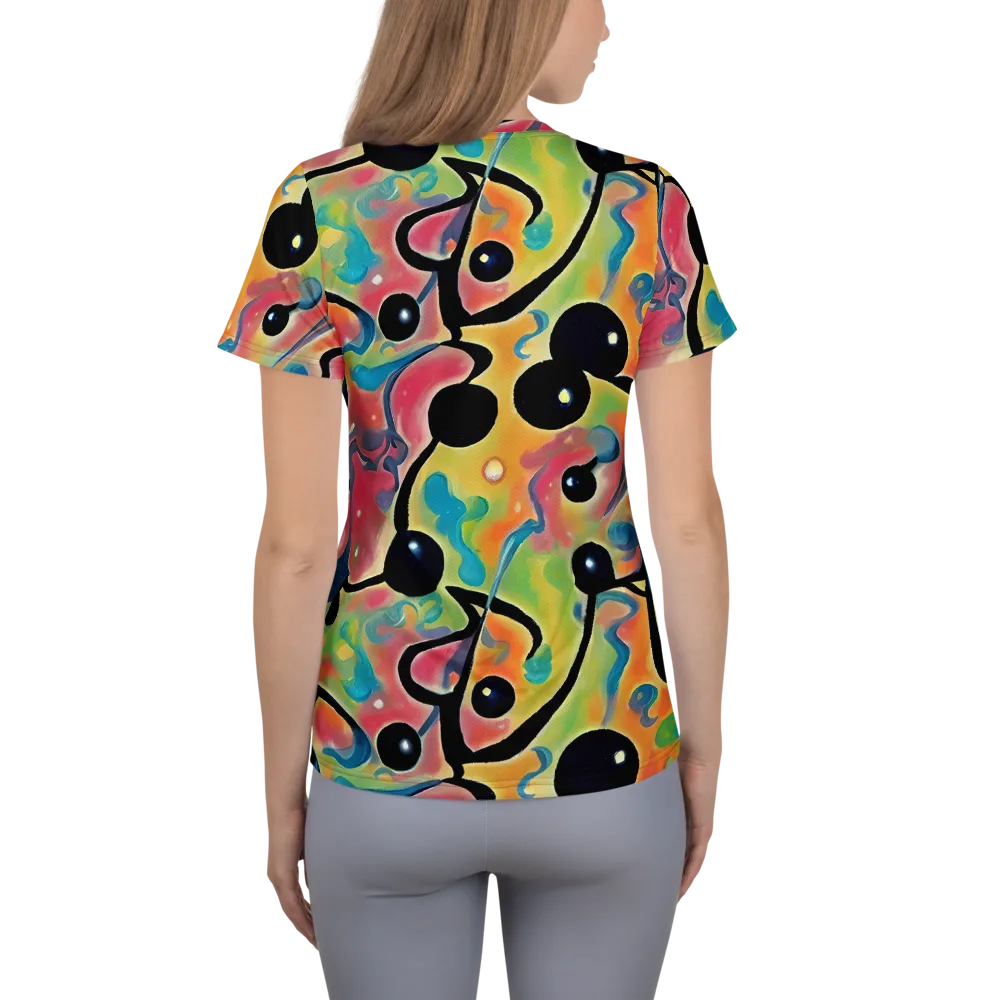 Midday Mirage on Women's Athletic T-Shirt — Back