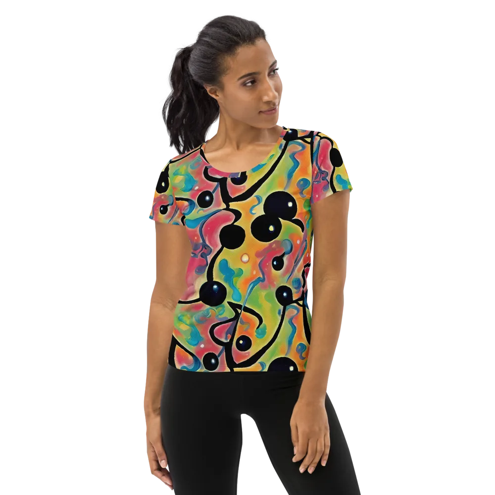 Midday Mirage on Women's Athletic T-Shirt — Front