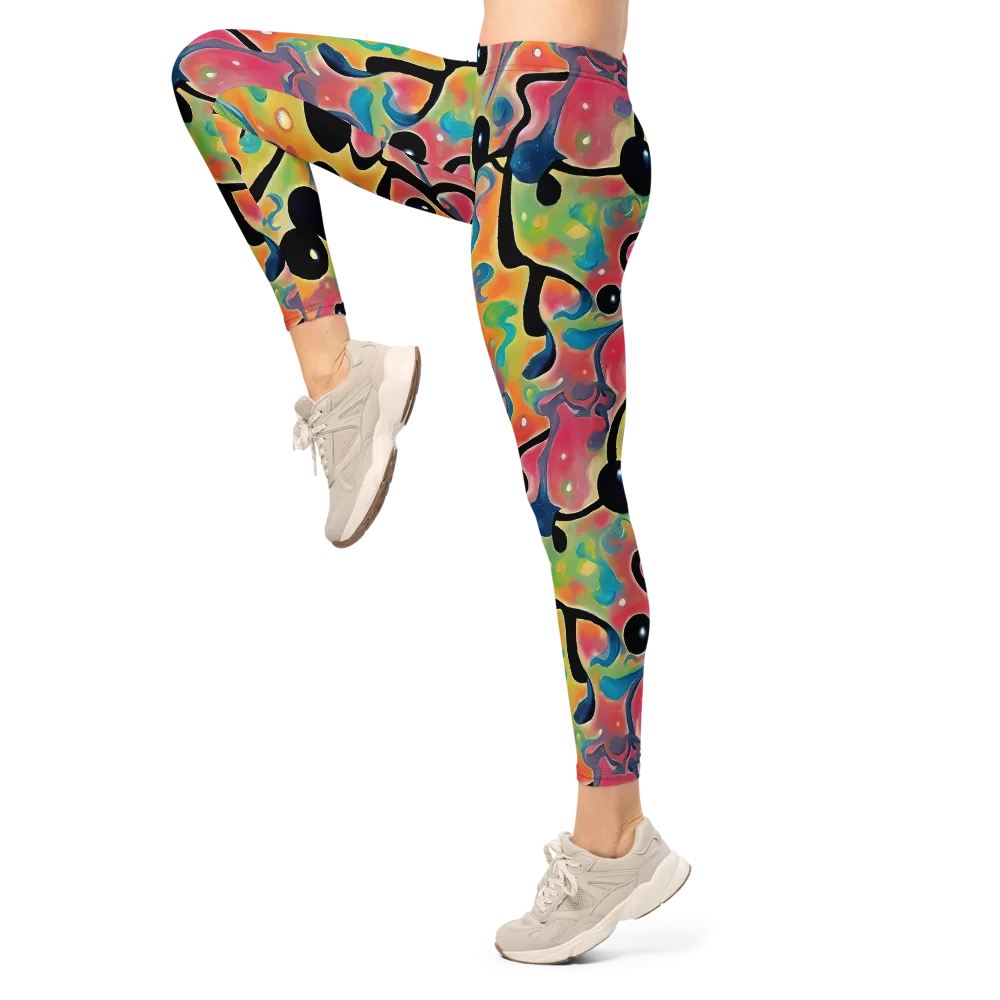 Midday Mirage on Leggings — Left