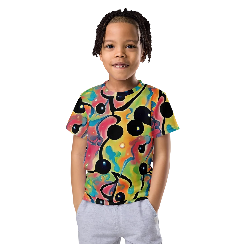 Midday Mirage on Kids Crew Neck T-Shirt — Front