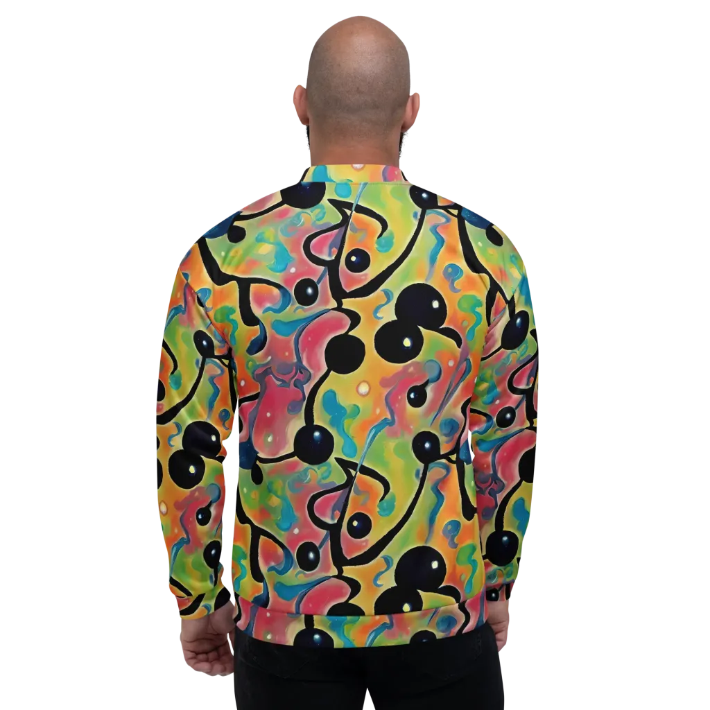 Midday Mirage on Bomber Jacket — Back