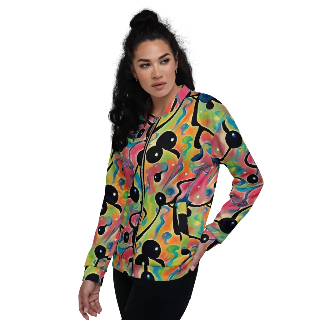 Midday Mirage on Bomber Jacket — Left