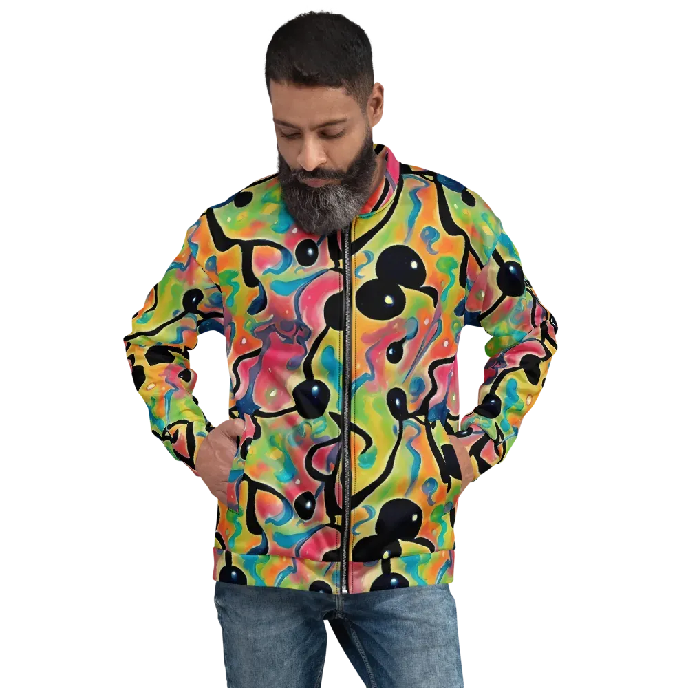 Midday Mirage on Bomber Jacket — Front