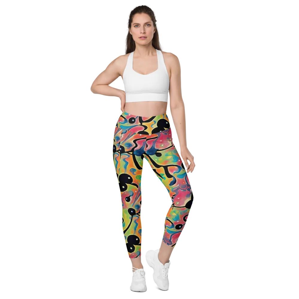 Midday Mirage on Leggings with Pockets — Front