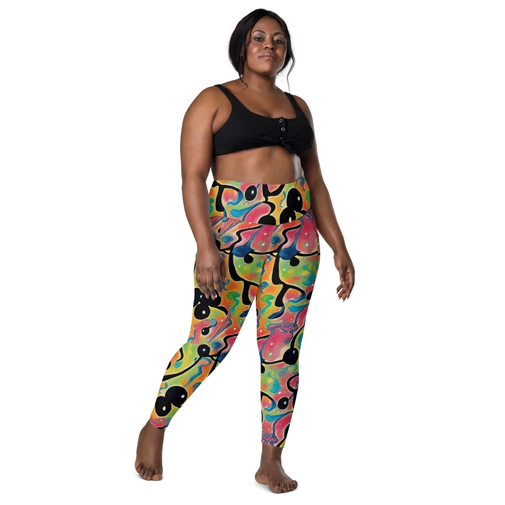 Midday Mirage on Leggings with Pockets — Front