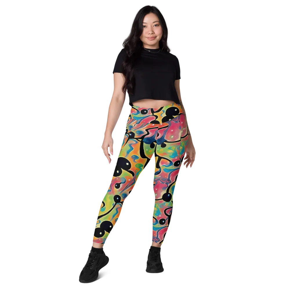 Midday Mirage on Leggings with Pockets — Front