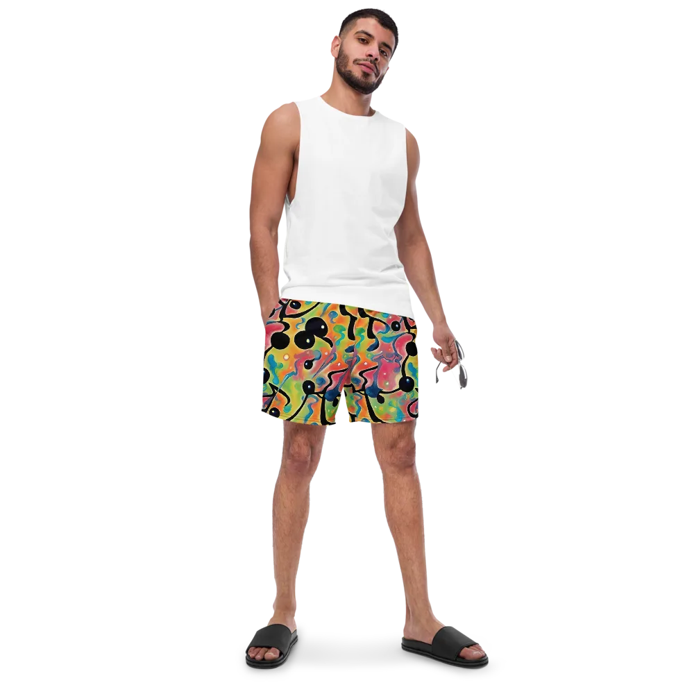 Midday Mirage on Swim Trunks — Front