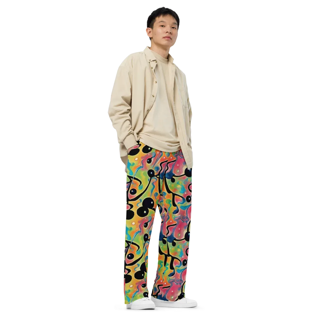 Midday Mirage on Wide-Leg Pants — Right Front
