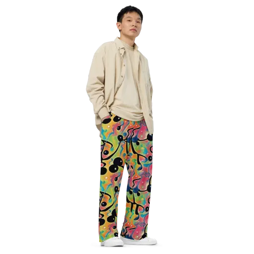Midday Mirage on a Wide-Leg Pants