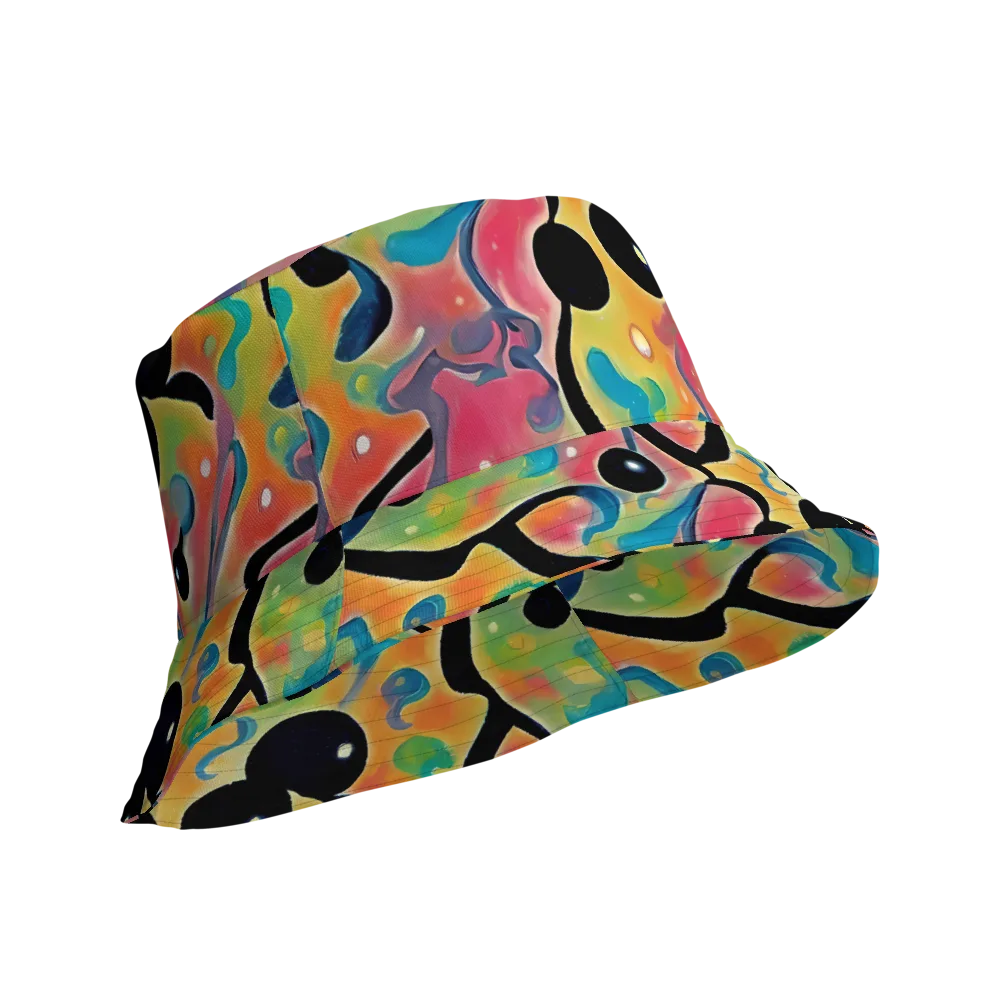 Midday Mirage on Reversible Bucket Hat — Product details Outside