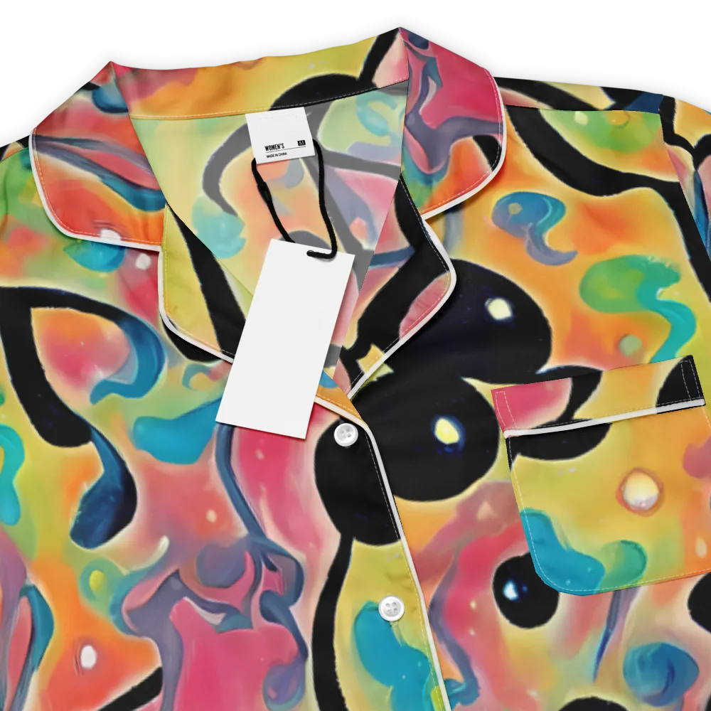 Midday Mirage on Women's Short Sleeve Pajama Top — Product details