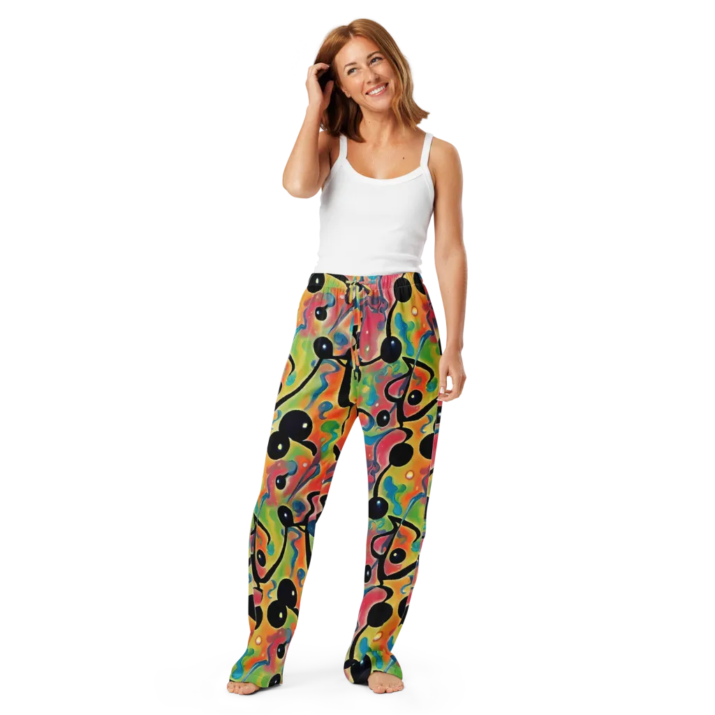 Midday Mirage on Women's Pajama Pants — Front