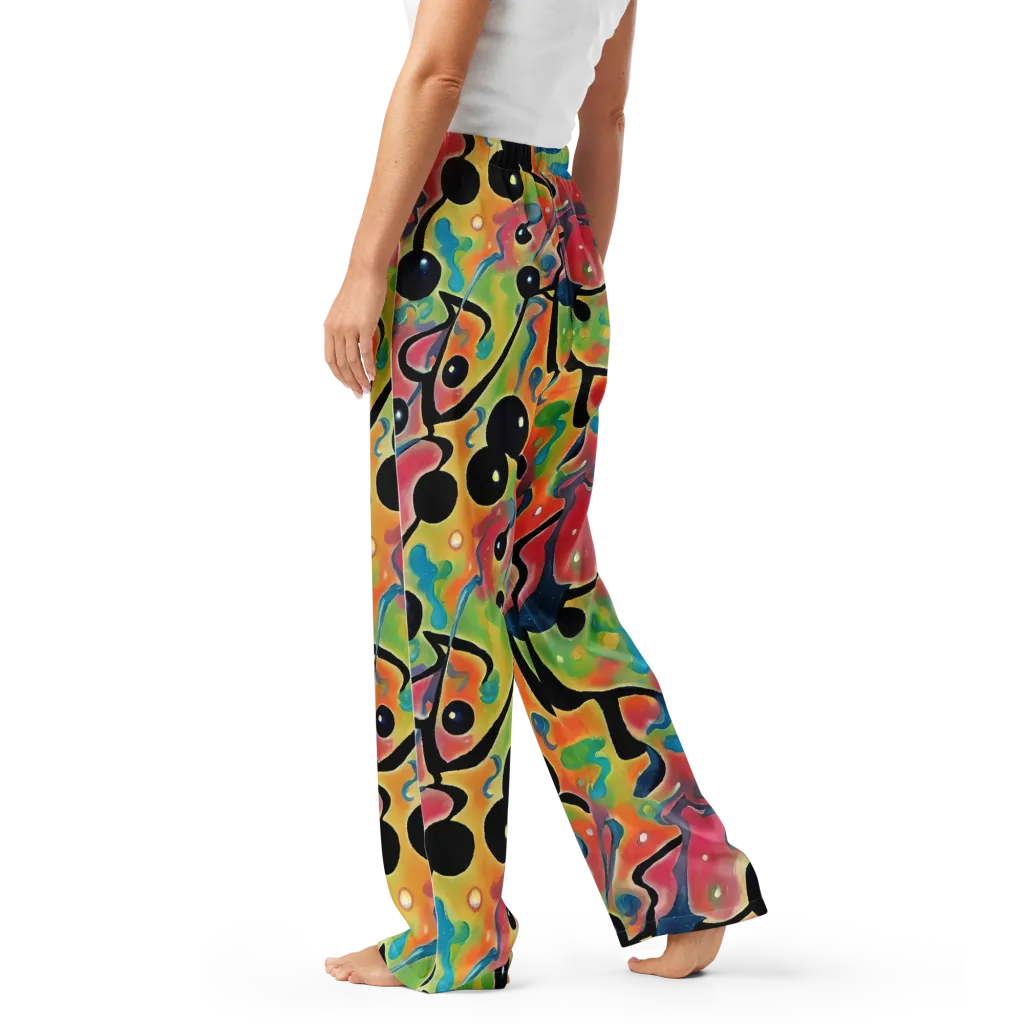 Midday Mirage on Women's Pajama Pants — Left