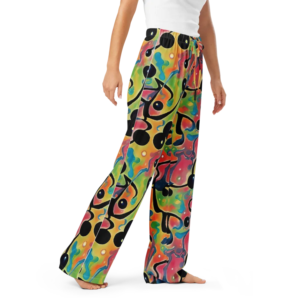 Midday Mirage on Women's Pajama Pants — Right Front