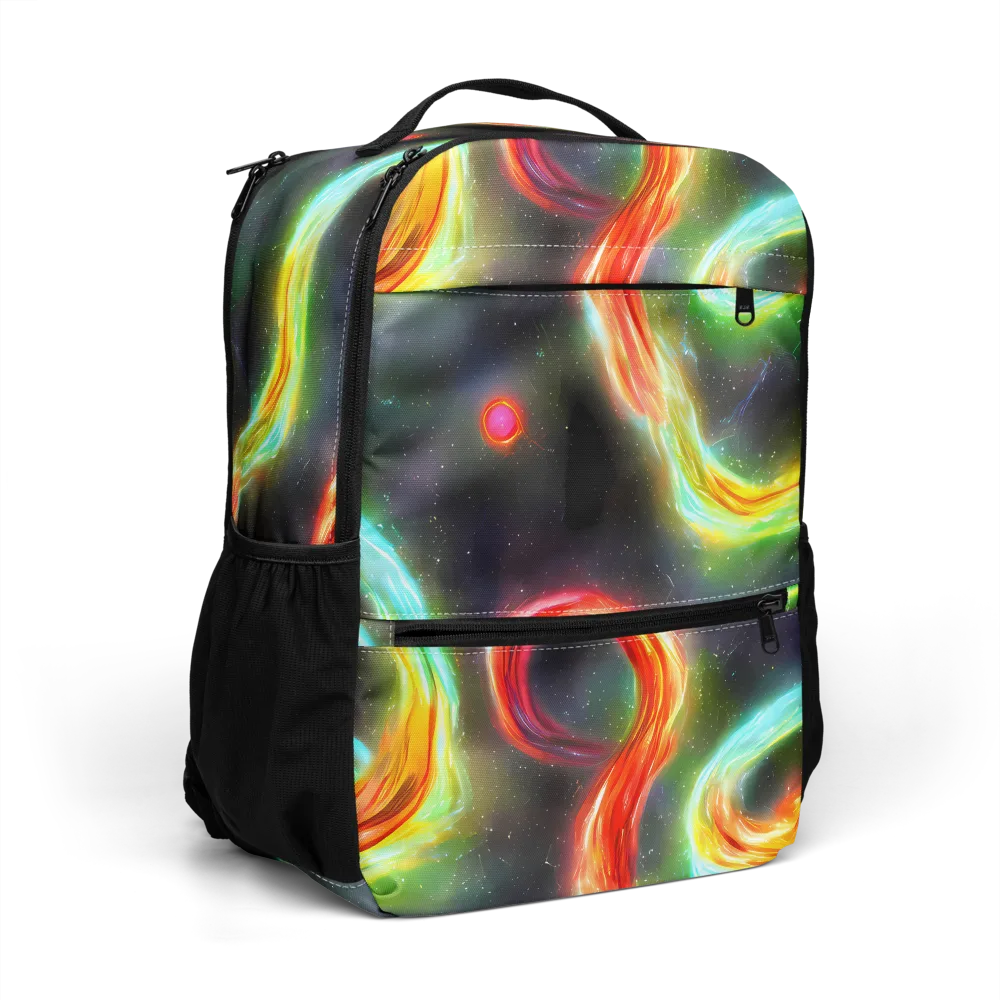 Sherwood Swirl on Utility Backpack — Right Front