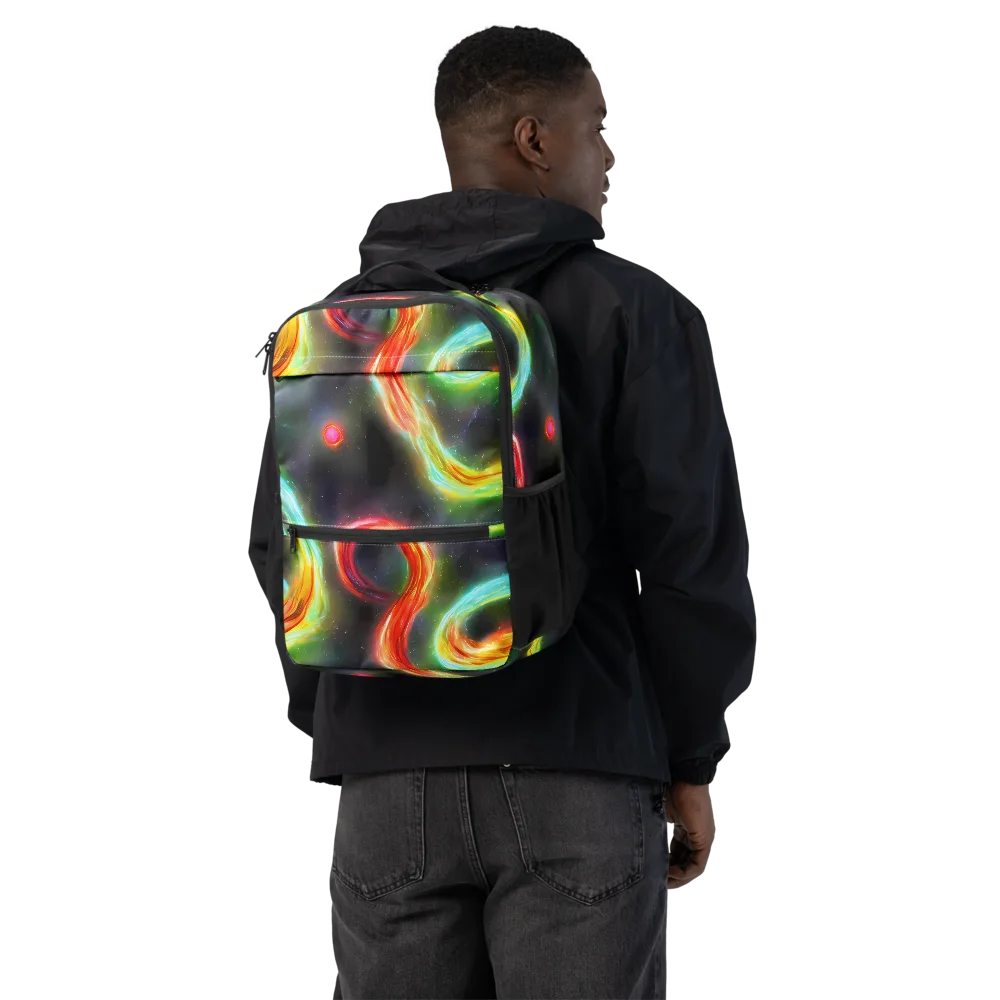 Sherwood Swirl on Utility Backpack — Back