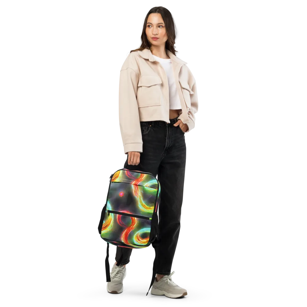 Sherwood Swirl on Utility Backpack — Front