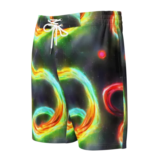 Sherwood Swirl on a Men's Board Shorts