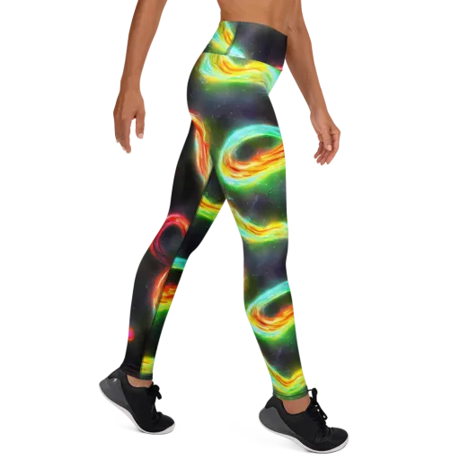 Sherwood Swirl on a Yoga Leggings